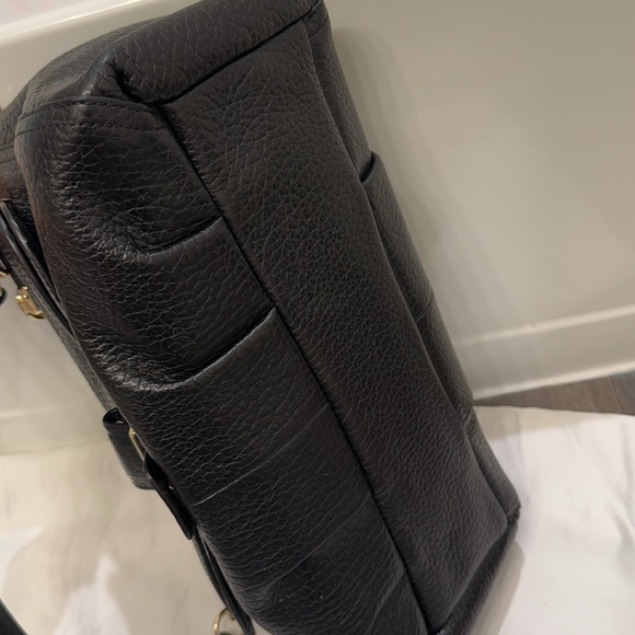 Coach Madison Handbag with Pebbled Black Leather - Picture 11 of 12